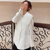 顺丰包邮洛诗琳34806设计感风琴领宽松廓形西装外套女26883 商品缩略图3