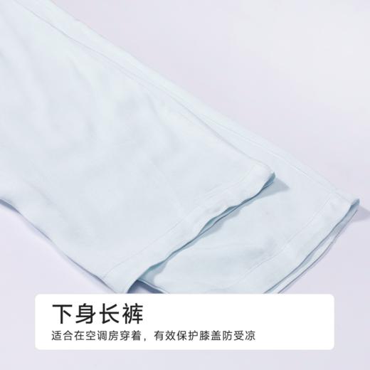 都市丽人女士梭织棉短袖套装薄人棉贡缎好睡好眠短袖类LHH1C9 商品图5