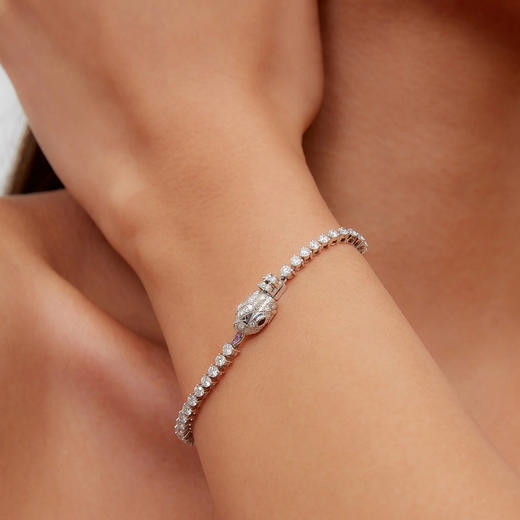 订购8周到｜Yvonne Leon-rivière python-蟒蛇 网球手链［法国设计师］ 商品图2