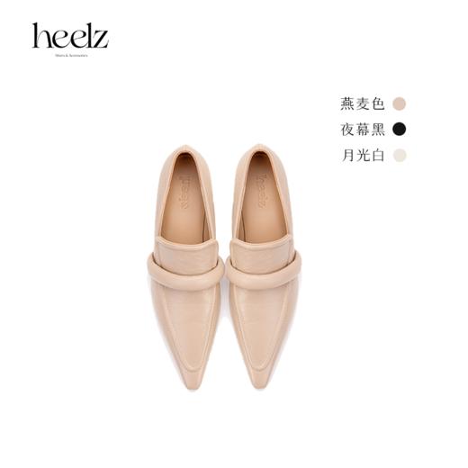 heelz设计师手工鞋履｜绵柔条带乐福鞋4.5公分 商品图2