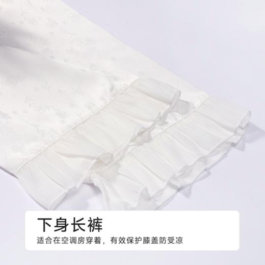 都市丽人女士丝质长袖套装薄冰雪丝提花好睡好眠长袖类LHH1A8 商品图5