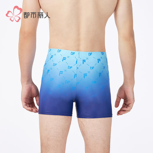都市丽人男士泳裤薄半光涤泳布滨海休闲泳裤FSH6A1 商品图3