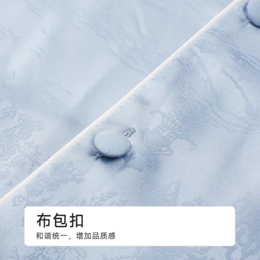 都市丽人男士丝质套装薄冰雪丝提花好睡好眠长袖类FHH1B1 商品图4