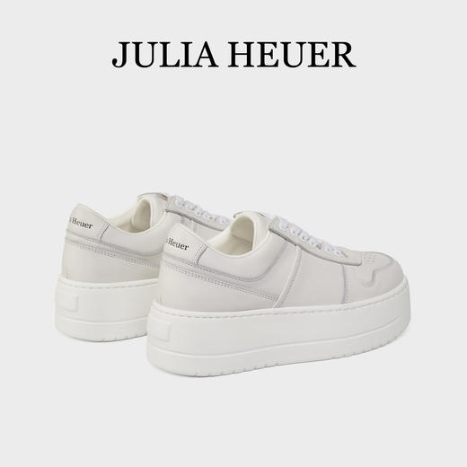 Julia Heuer 厚底休闲小白鞋 商品图1