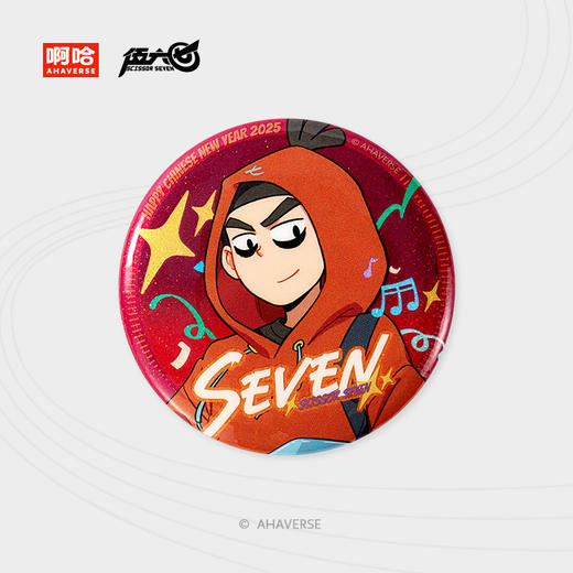 伍六七动画 官方周边 2025新春音乐系列 角色徽章 商品图1