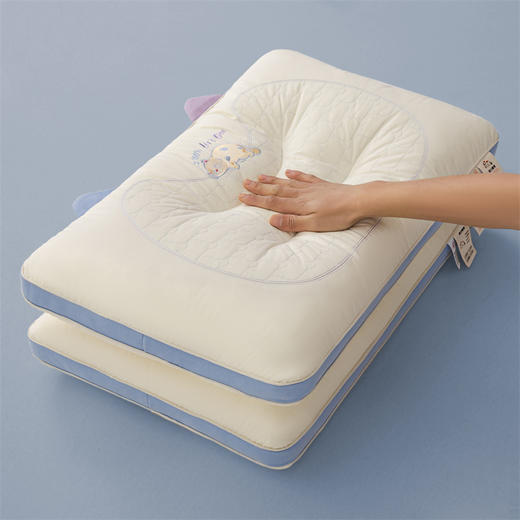 【拍2个减30元】可爱猫耳亲子枕 全棉卡通刺绣儿童款枕 商品图4