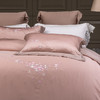 多喜爱 60S兰精天丝刺绣四件套 蝶梦翩翩 丝滑 亮泽真丝 奥地利进口兰精天丝 莱赛尔纤维 高密天丝 精美刺绣专利床单 兰花礼盒装 商品缩略图2