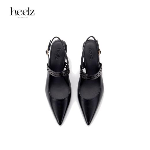 heelz设计师手工鞋履 ｜H繁花条带sling back尖头鞋6公分 商品图2