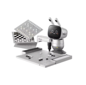 AI下棋机器人 四合一启蒙版 灰 - 元萝卜