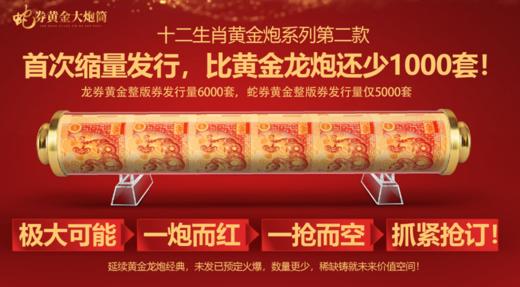 钱博蛇券黄金大炮筒 商品图0