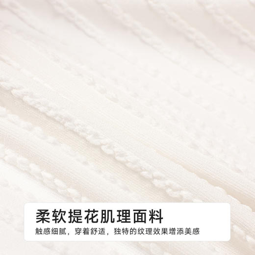 都市丽人女士连体泳衣薄提花条滨海休闲一体式泳衣LSH1B5 商品图7