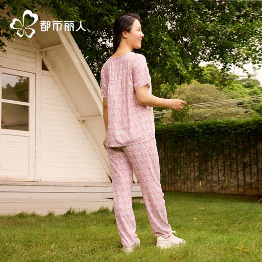 都市丽人女士特价棉质短袖套装薄梭织人棉超值精选短袖类LHH2A7 商品图2