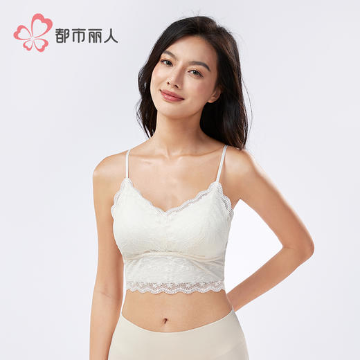 都市丽人特殊面料长抹胸蕾丝时尚美搭抹胸LVH2A5 商品图1