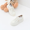 经典鲨女鞋2025年春季款韩版时尚平底舒适一脚蹬休闲鞋小白鞋KW160-517031 商品缩略图6