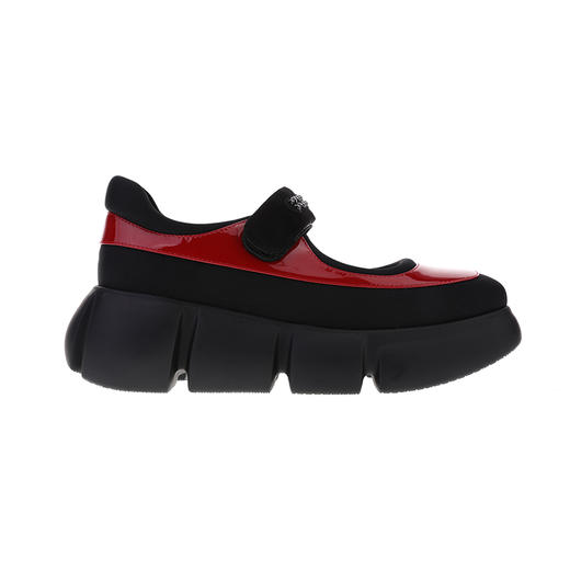 sheme莱卡拼接亮皮水晶点缀女士休闲运动玛丽珍鞋可定制 商品图5