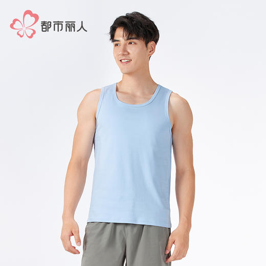 都市锋尚棉质常规背心棉基础简约无宽肩背心FVH5A3 商品图1