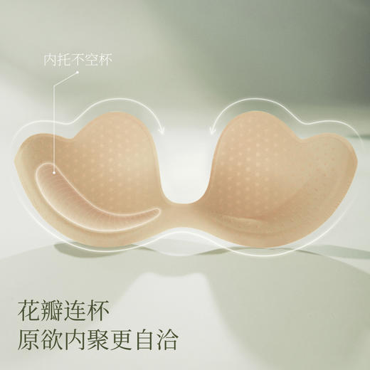 素肌良品 【小蔷薇】无钢圈内衣女蕾丝性感小胸聚拢花瓣杯文胸MX325 商品图2