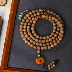 天然柬埔寨沉香项链 9mm*108颗 24.7克 SP10670