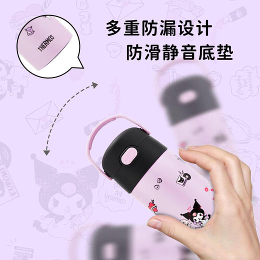 【预售】【6F】膳魔师（THERMOS）儿童水杯不锈钢保温杯开学小学生保温水杯水壶便携直饮杯TCKJ 【三丽鸥】库洛米 500ml 商品图4