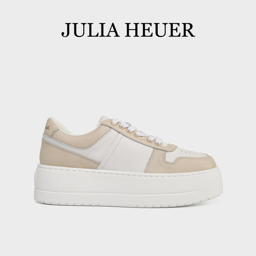 Julia Heuer 厚底休闲小白鞋 商品图5