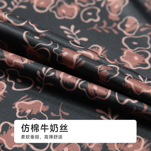 都市丽人女士特价棉质短袖套装薄牛奶丝弹力缎超值精选短袖类LHH6F7 商品图7