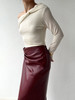 SIJIA | Venus skirt 弹力PU裹身半身裙  [ 酒红AW2478 / 黑AW2348 / 白AW2349 / 棕AW2350 ] 商品缩略图12