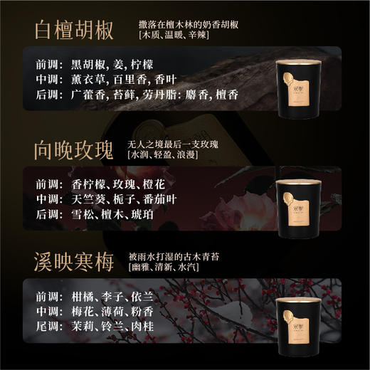 【3种香型可选】娜家优选雅奢系列香薰蜡烛 商品图3