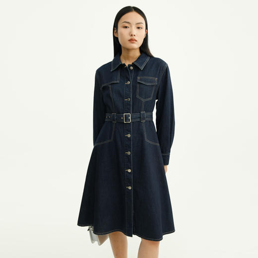 朵拉梵西牛仔连衣裙F28A1509 商品图0