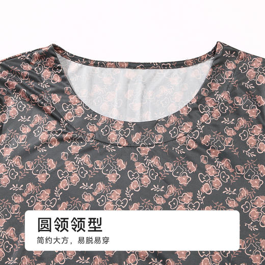 都市丽人女士特价棉质短袖套装薄牛奶丝弹力缎超值精选短袖类LHH6F7 商品图4