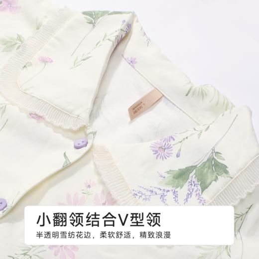 都市丽人女士梭织棉短袖套装薄梭织RC平纹生活家居短袖类LHH1D4 商品图4