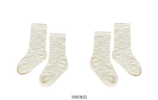 jnby  25年春款  中筒袜   6P2N13200 商品图13