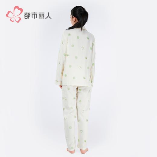 都市丽人女士梭织棉长袖套装薄双层棉纱快乐妈咪长袖类LHHCA1 商品图2