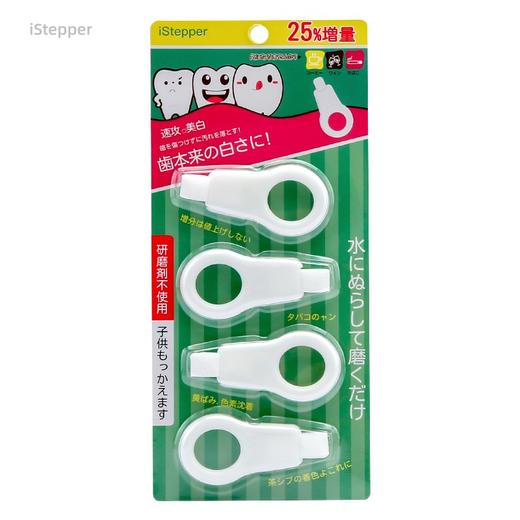 ISTEPPER 儿童洁牙擦 4支装1板【保质期：2030年2月28日】 商品图0