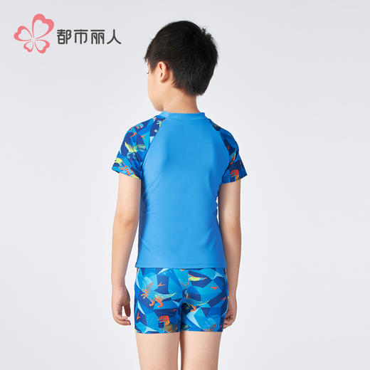 都市丽人男童分体泳衣薄半光涤泳布滨海休闲分体泳衣JSH3A5 商品图3