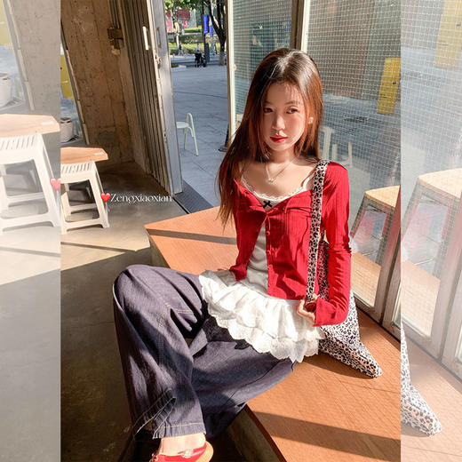 <曾小咸推荐>4.12现货秒杀 ！微信超特价！ 蕾丝花边吊带背心 日常99.99 立减50 秒杀49.99！！ 商品图1