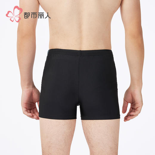 都市丽人男士泳裤薄半光涤泳布滨海休闲泳裤FSH6A4 商品图3