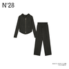 【破价】N°28 高智精英套装休闲套装显瘦拉链连帽套装9A32Z223 商品缩略图3