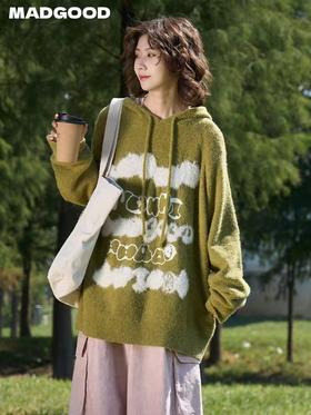 马得工地/MDGDMY244433/苹果乐园仿貂毛提花毛衣