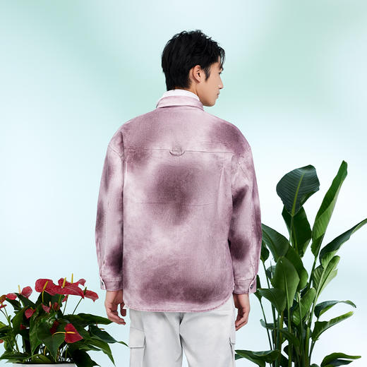 【新品上新】HX 春秋季水洗牛仔衬衫式茄克衫做旧喷色C105510004101/02 商品图9