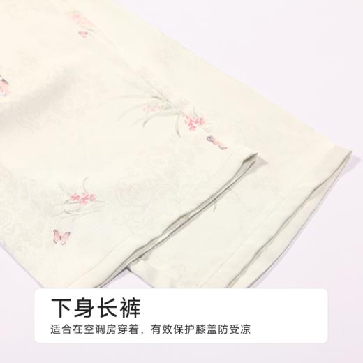 都市丽人女士丝质短袖套装薄冰雪丝提花生活家居短袖类LHH1B5 商品图6