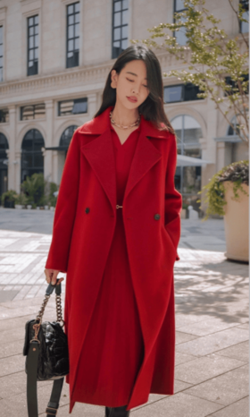 黄慧玲PESARO秋冬大衣 42099021