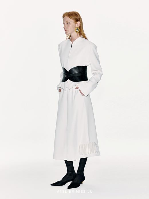 【纸上芭蕾】廓形立体下摆收腰拉链外套 商品图3