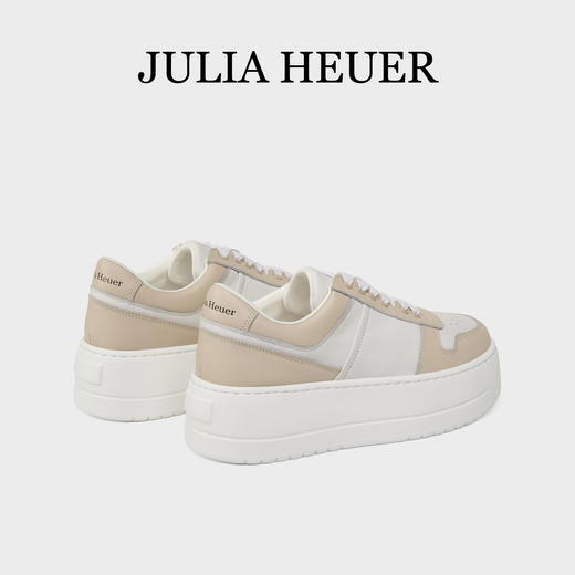 Julia Heuer 厚底休闲小白鞋 商品图4