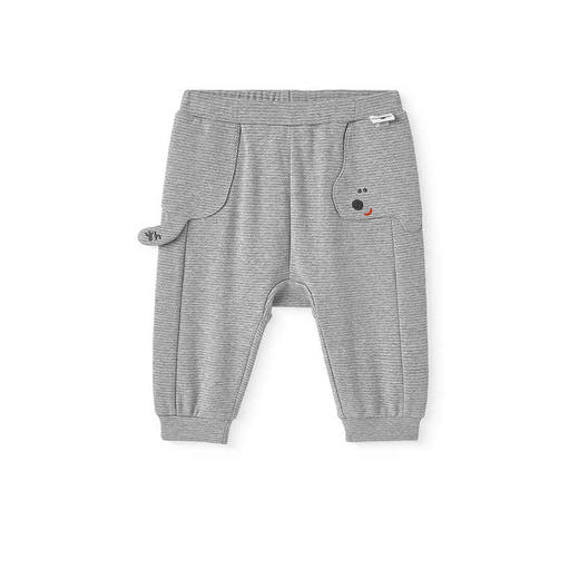 英氏儿童裤子春夏季男童磨毛裤子大PP裤2025新款长裤YRKPJ1R001A 商品图4