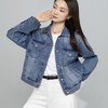 【高货xg】全新升级【铂金会员257/天猫339/差价82】(15715) 洛诗琳渐变色牛仔外套2025年春秋季新款宽松短款夹克外套 商品缩略图1