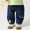 巴拉巴拉童装儿童裤子男童牛仔裤宝宝长裤2025新款春装可爱时尚萌 商品缩略图0