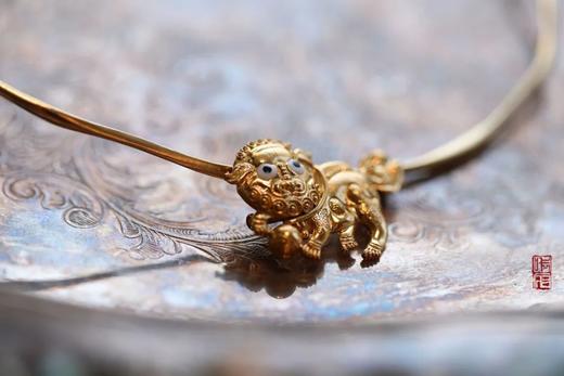 手工艺的探索，黄金肌理小狮子以及项圈 商品图8