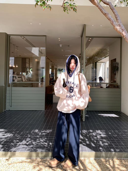 【169元任选2件】最后一波现货！2色拼接高腰显瘦休闲束脚裤 商品图5