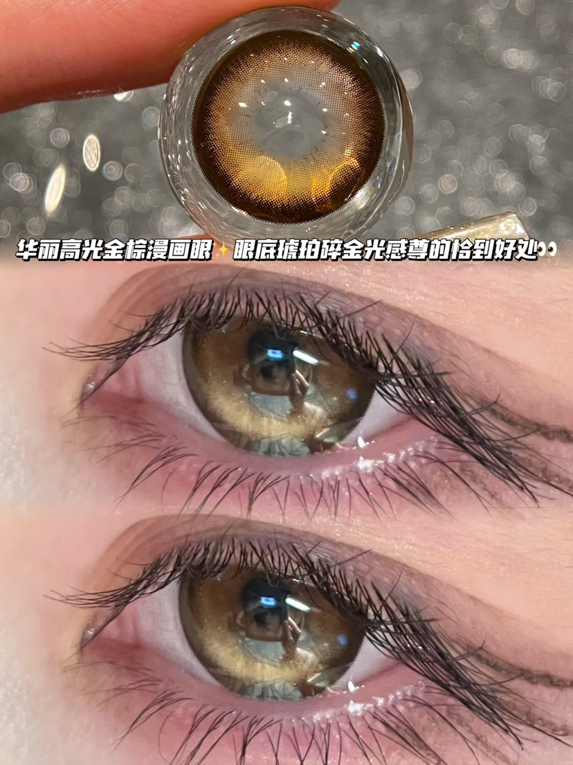 奶酪琥珀金棕·半年抛型