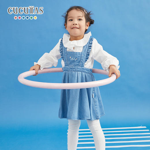 Cucutas女幼童连衣裙CY25SPW721牛仔蓝（90#-130#） 商品图0